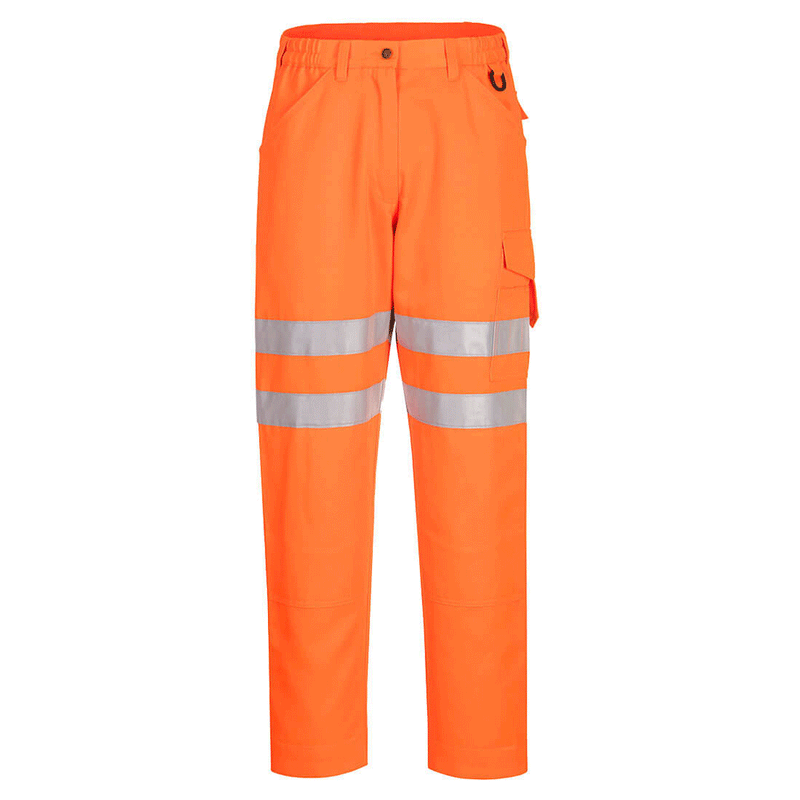 Portwest EC40 Eco Hi-Vis Kneepad Trousers - HI-VIS TROUSERS