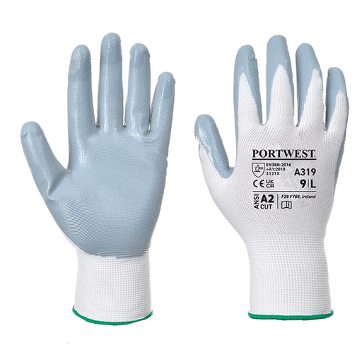 Portwest A319 Flexo Grip Nitrile Glove (Retail Pack) - GRIP PERFORMANCE GLOVES