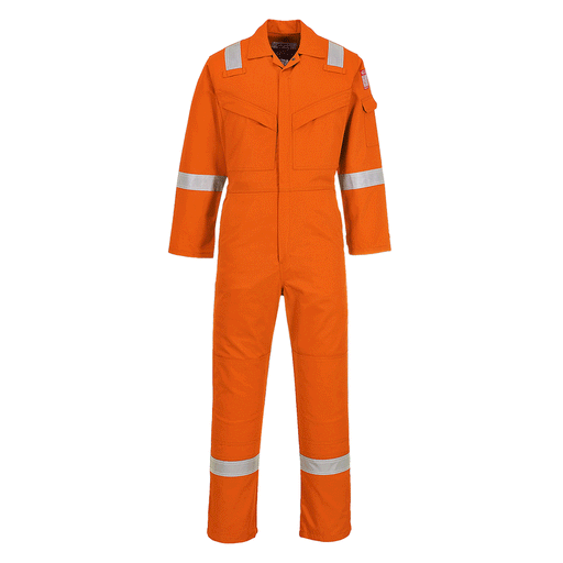 Portwest FR50 Flame Resistant Anti-Static Coverall 350g - FLAME RETARDANT OVERALLS