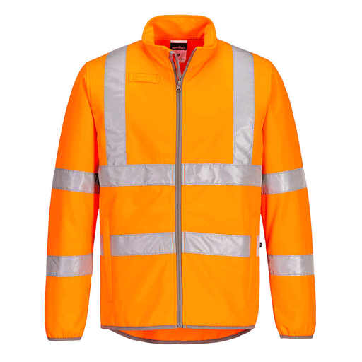 Portwest EC24 Eco Hi-Vis Water Resistant Softshell Jacket - HI-VIS JACKETS & COATS