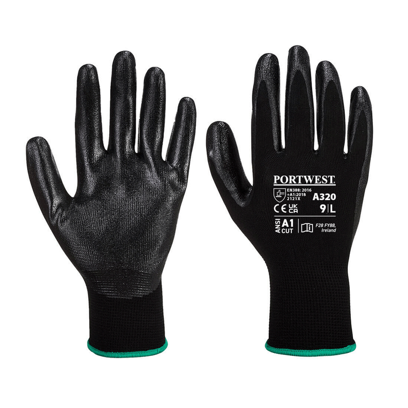Portwest A320 Dexti-Grip Nitrile Gloves - GRIP PERFORMANCE GLOVES