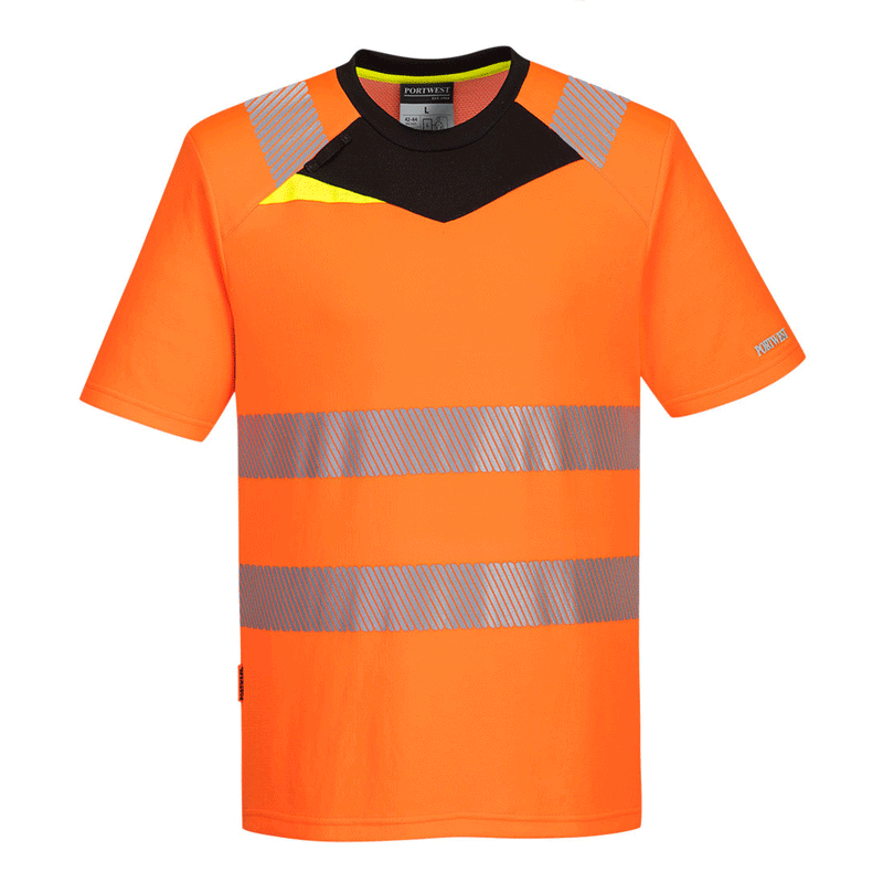 Portwest DX413 Hi-Vis T-Shirt - HI-VIS T-SHIRTS