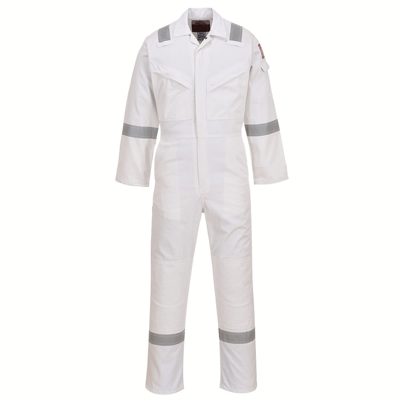 Portwest FR50 Flame Resistant Anti-Static Coverall 350g - FLAME RETARDANT OVERALLS