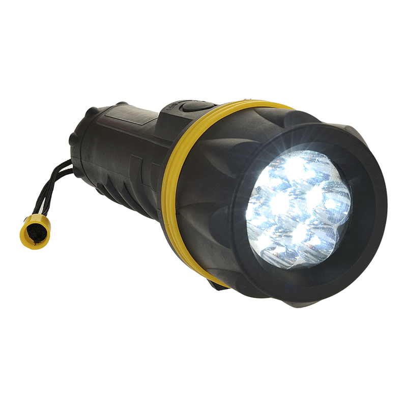 Portwest 7 LED Rubber Torch - TORCHES
