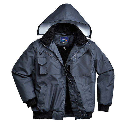Portwest F465 4-in-1 Waterproof Bomber Jacket - WATERPROOF JACKETS & SUITS