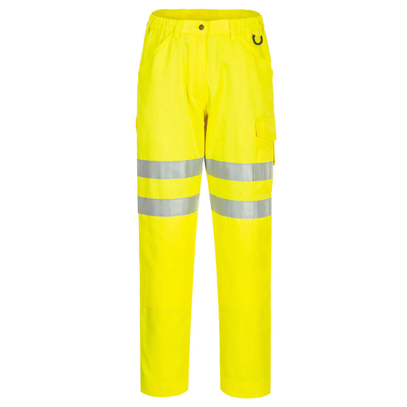 Portwest EC40 Eco Hi-Vis Kneepad Trousers - HI-VIS TROUSERS