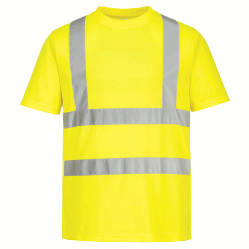 Portwest EC12 Eco Hi-Vis Wicking T-Shirt (6 Pack) - HI-VIS T-SHIRTS