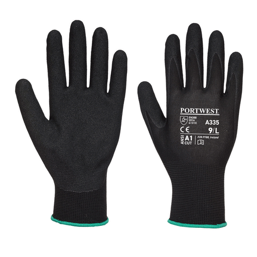 Portwest A335 Dermi-Grip NPR15 Nitrile Sandy Glove - GRIP PERFORMANCE GLOVES