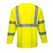 Portwest FR96 FR Hi-Vis Long Sleeve T-Shirt - FLAME RETARDANT SHIRTS