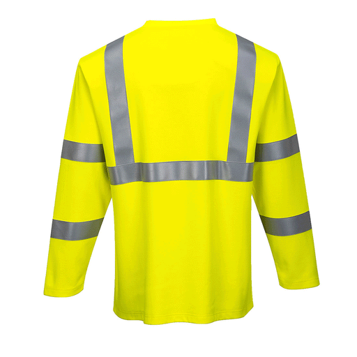 Portwest FR96 FR Hi-Vis Long Sleeve T-Shirt - FLAME RETARDANT SHIRTS