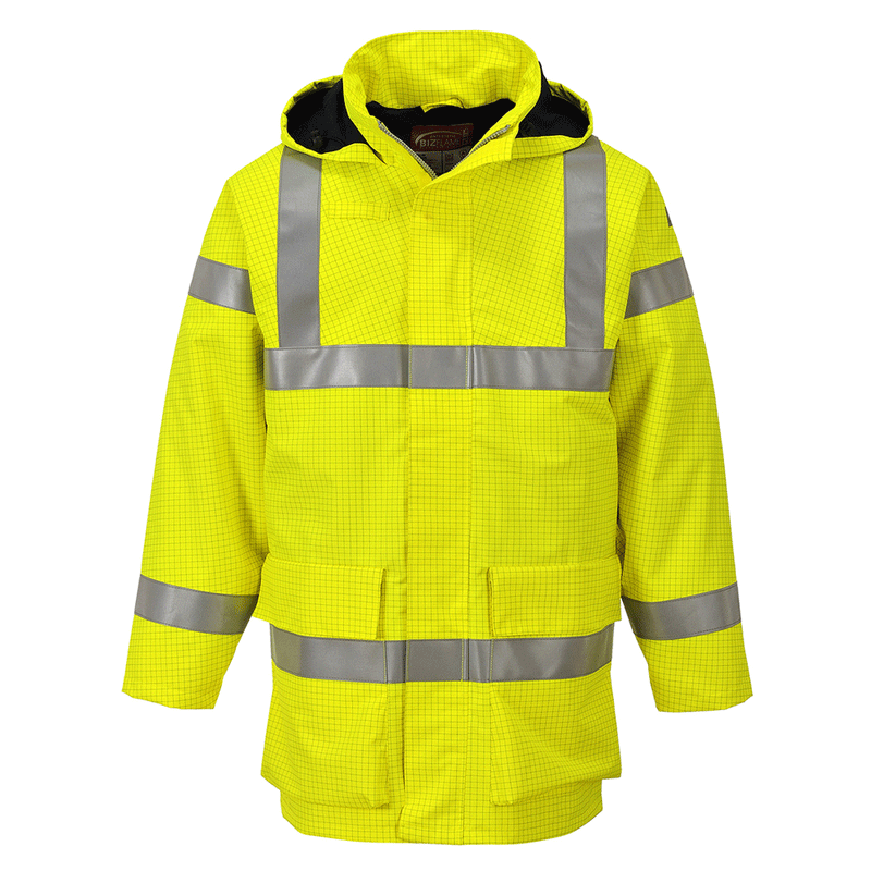Portwest S774 Bizflame Rain Hi-Vis Multi Lite Jacket - FLAME RETARDANT JACKETS