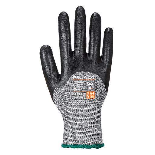 Portwest A621 Cut 3/4 Nitrile Foam Glove - CUT GLOVES