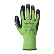 Portwest A645 Green Cut Gloves - Nitrile Foam - CUT GLOVES