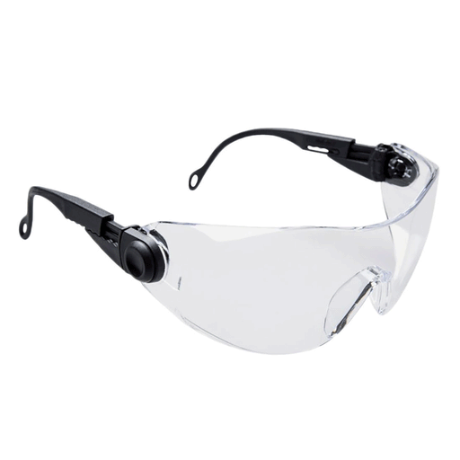 Portwest PW31 Contoured Safety Glasses - EYE PROTECTION