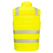 Portwest DX479 Hi-Vis Softshell Bodywarmer - BODYWARMERS