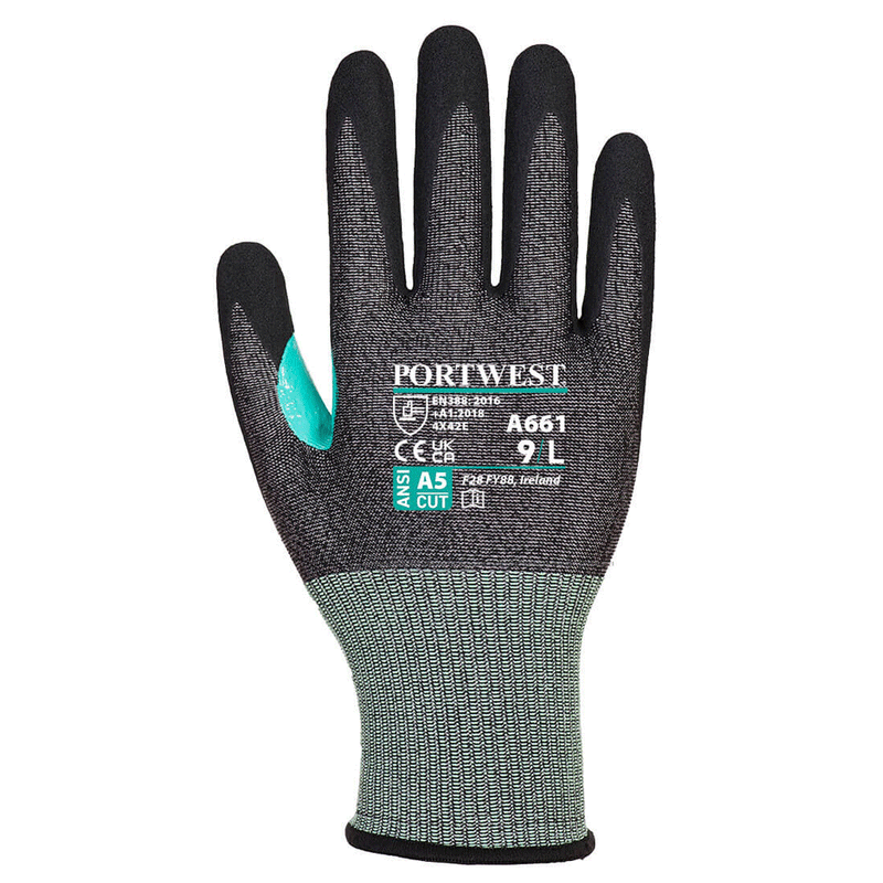 Portwest A661 CS Cut E18 Nitrile Glove - CUT GLOVES
