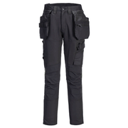 Portwest DX456 4-Way Stretch Craft Holster Kneepad Trousers - KNEE PAD TROUSERS