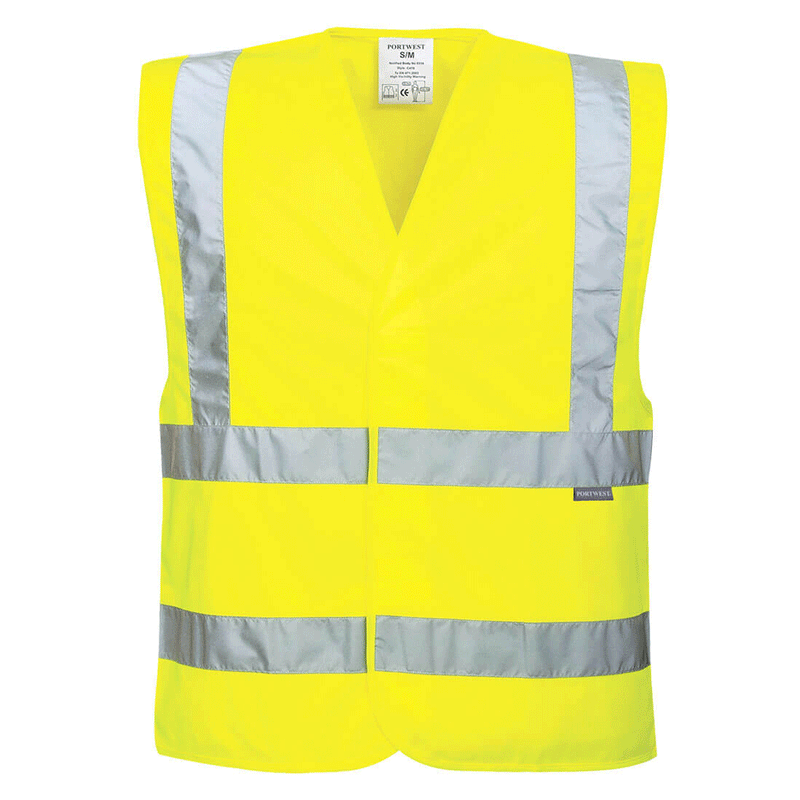 Portwest EC76 Eco Hi-Vis Vest (10 Pack) - SAFETY VESTS