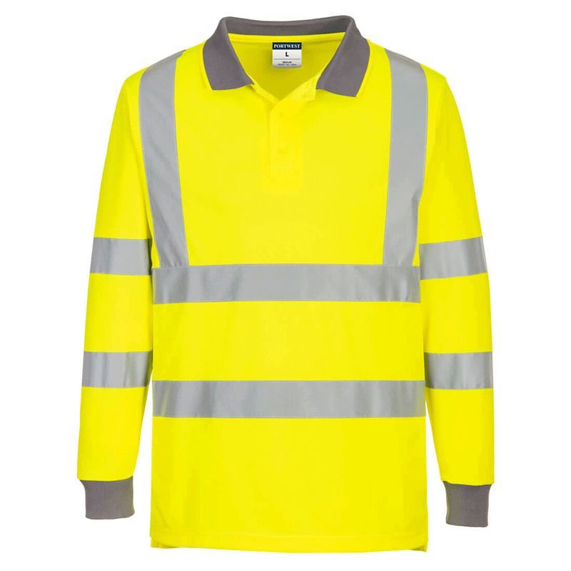 Portwest EC11 Eco Hi-Vis Polo Shirt (6 Pack) - HI-VIS T-SHIRTS