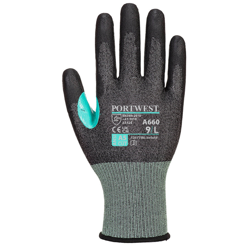 Portwest A660 CS Cut E18 PU Glove - CUT GLOVES