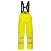 Portwest S781 Bizflame Rain Lined Hi-Vis Antistatic FR Bib & Brace - FLAME RETARDANT TROUSERS