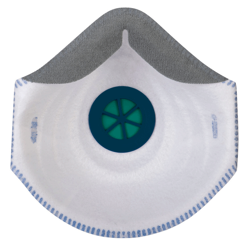 Portwest P271 ERGONET FFP2 Valved Dolomite Respirator (Pk10) - FACE PROTECTION