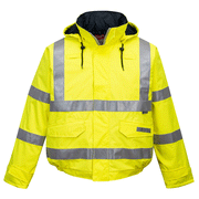 Portwest S778 Bizflame Rain Hi-Vis Antistatic FR Bomber Jacket - FLAME RETARDANT JACKETS