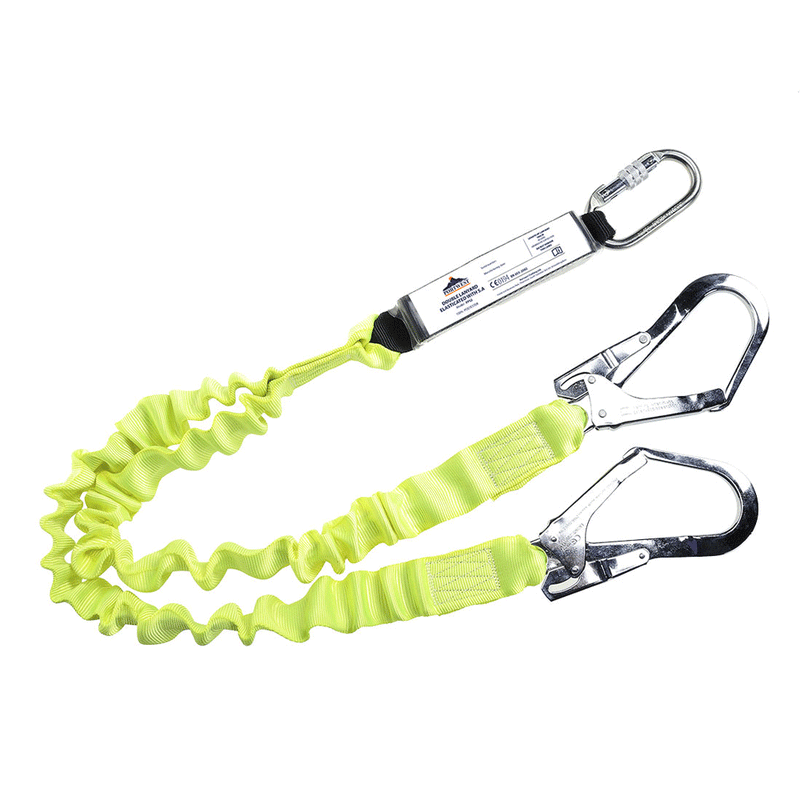 Portwest FP52 Double Elasticated 1.8m Lanyard With Shock Absorber - MISCELLANEOUS