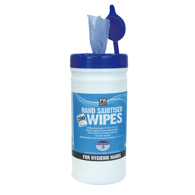 Portwest IW40 Hand Sanitiser Wipes (200 Wipes) - MISCELLANEOUS