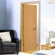 Oak Flush Pre-Finished Interior Door - 1981mm x 533mm -