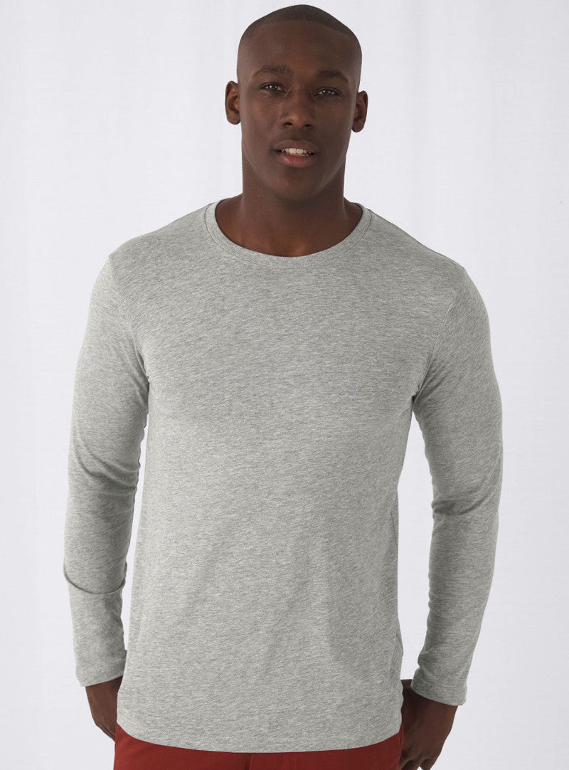 Organic Essential Mens Long Sleeve Work T-shirt - Sustainable Workwear Range