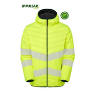 PULSAR® LIFE GRS LFE962 Women's Reversible Hi-Vis Puffer Jacket Yellow - WOMENS HI-VIS CLOTHING