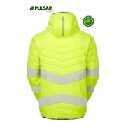 PULSAR® LIFE GRS LFE962 Women's Reversible Hi-Vis Puffer Jacket Yellow - WOMENS HI-VIS CLOTHING