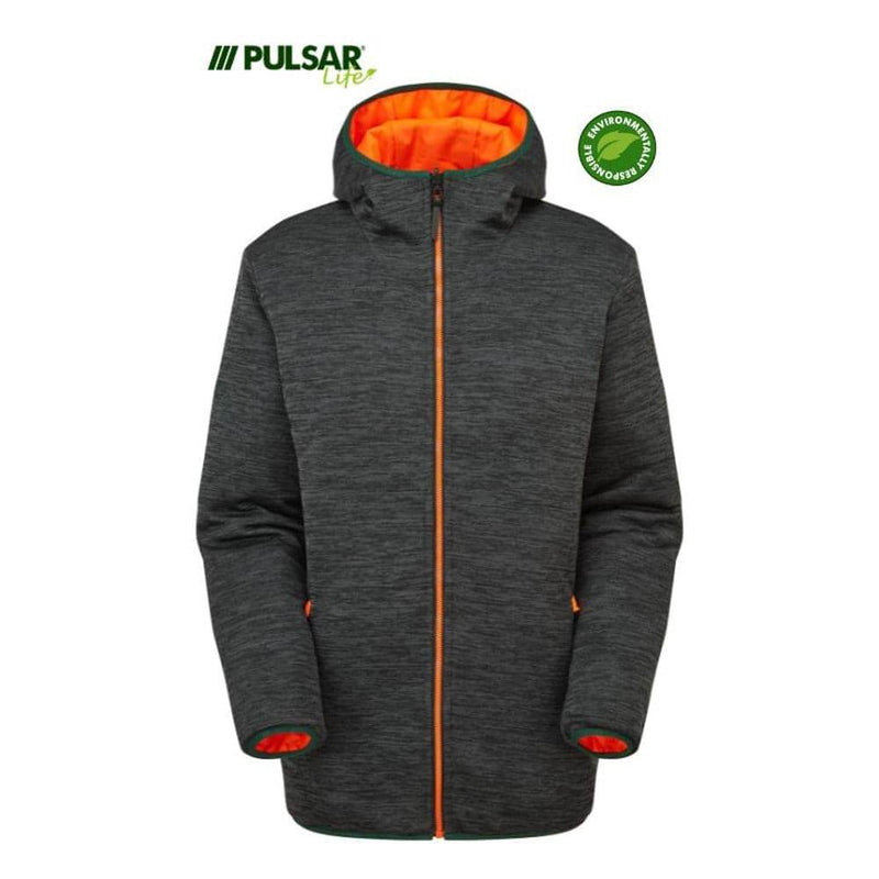 PULSAR® LIFE LFE963 GRS Women's Reversible Hi-Vis Puffer Jacket Orange - WOMENS HI-VIS CLOTHING