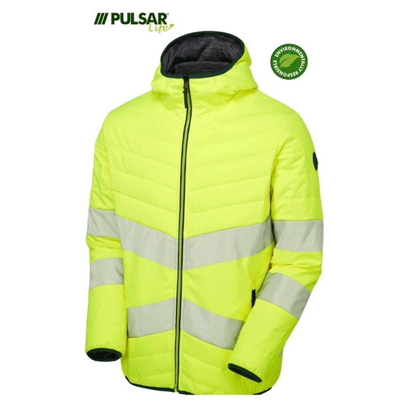 Pulsar Life LFE912 GRS Hi-Vis Reversible Puffer Jacket - HI-VIS JACKETS & COATS
