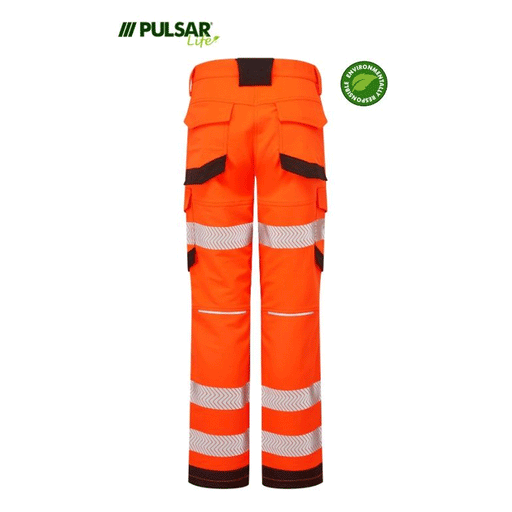 Pulsar Life LFE922 GRS Hi-Vis Stretch Combat Kneepad Trouser - HI-VIS TROUSERS