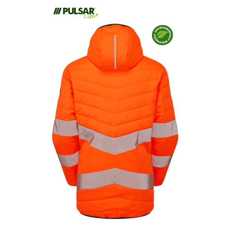 Pulsar Life LFE913 GRS Reversible Hi-Vis Puffer Jacket - HI-VIS JACKETS & COATS