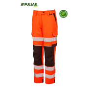 Pulsar Life LFE922 GRS Hi-Vis Stretch Combat Kneepad Trouser - HI-VIS TROUSERS