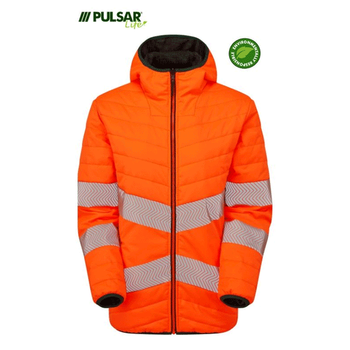 Pulsar Life LFE913 GRS Reversible Hi-Vis Puffer Jacket - HI-VIS JACKETS & COATS