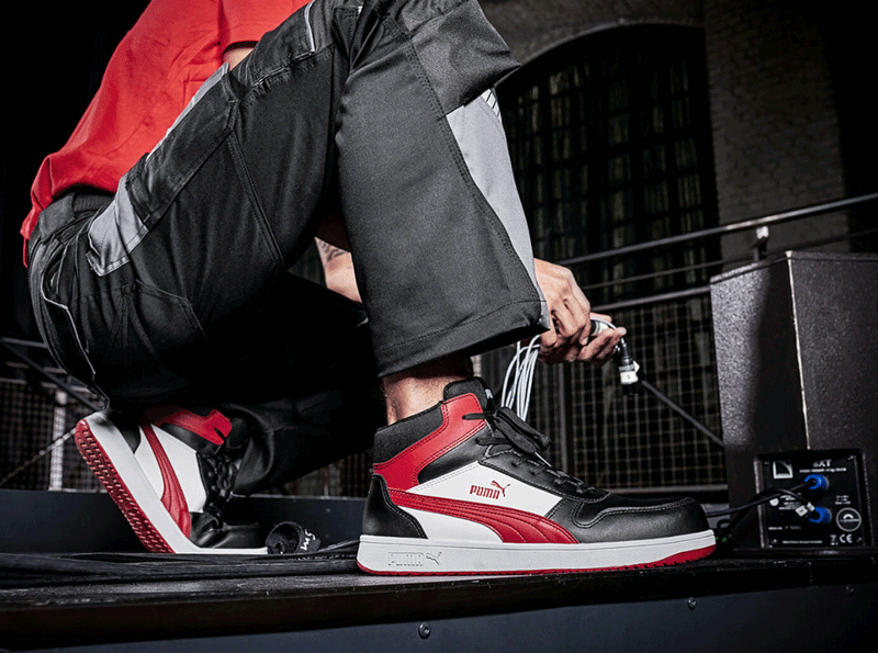 Puma Frontcourt S3L ESD Safety Hi-Top Trainer Boot - SAFETY BOOTS
