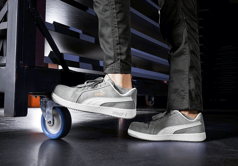 Puma Iconic Low S1PL ESD FO HRO SR Safety Work Trainer Shoe Various Colours - SAFETY TRAINERS