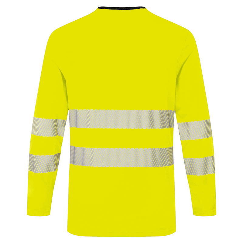Portwest DX416 DX4 Hi-Vis Long Sleeve T-Shirt - HI-VIS T-SHIRTS