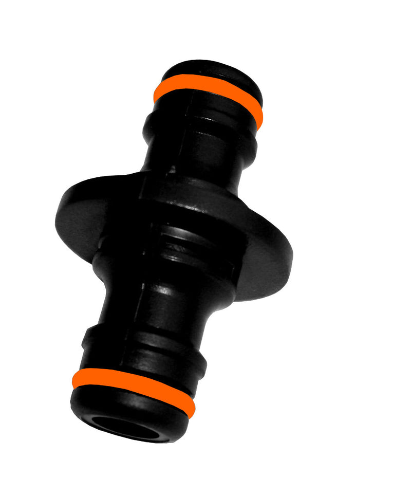 Two Way Connector Male Snap-On Joiner, Orange/Black, Bradas - Home & Garden > Lawn & Garden Garden watering