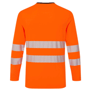 Portwest DX416 DX4 Hi-Vis Long Sleeve T-Shirt - HI-VIS T-SHIRTS