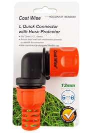 Cost Wise Angle Hose Connector with Lock - Home & Garden > Lawn & Garden Garden watering