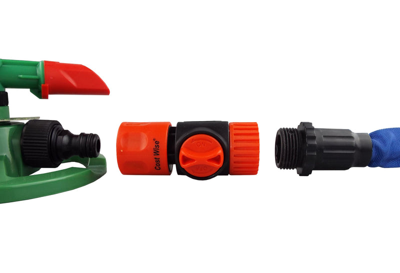 Cost Wise Female Connector with Valve And 3/4" BSPF Inlet - Home & Garden > Lawn & Garden Garden watering