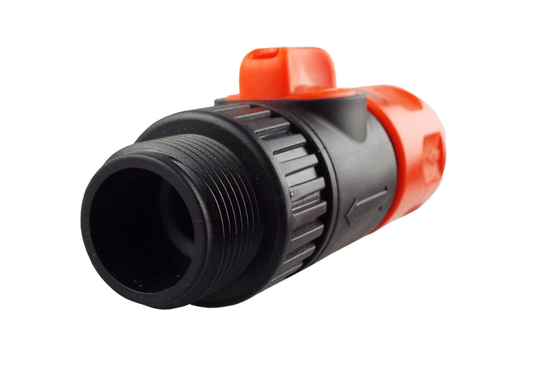 Cost Wise Female Connector with Valve and 3/4" BSPM Inlet - Home & Garden > Lawn & Garden Garden watering