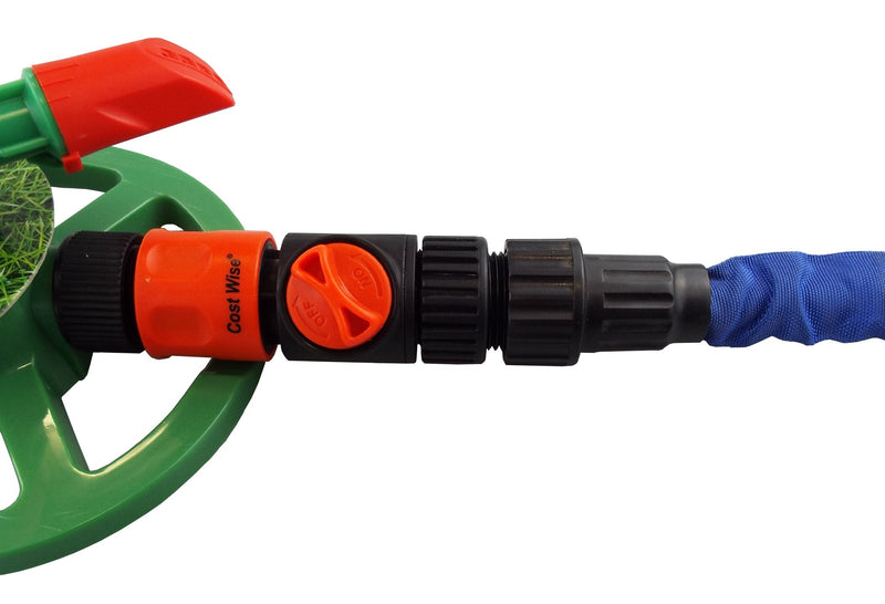 Cost Wise Female Connector with Valve and 3/4" BSPM Inlet - Home & Garden > Lawn & Garden Garden watering