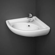 Corner Basin in Alpine White - All Styles - Bathrooms