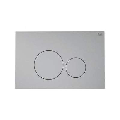 White Flush Plate with White Push Plates - All Styles - Bathrooms